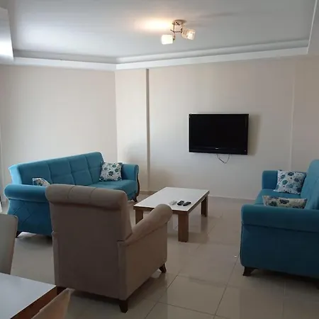 Apartamento Belek'te Ortak Havuzlu, 8 Kisilik Dubleks- Awz154